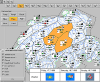 MetAP application depicts data from chosen parameters 